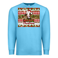 Ocean Blue Moooey christmas Premium Sweatshirt - Artiststas