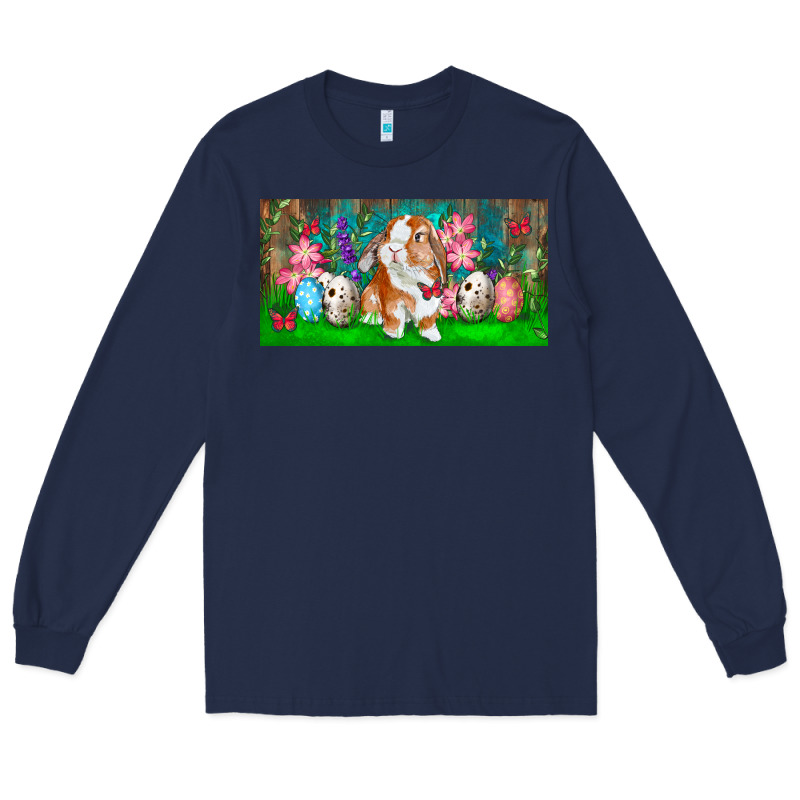 Spring Easter Bunny Long Sleeve Tee by RanaPortraitStore | Teevron
