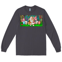 Smoke Spring Easter Bunny Long Sleeve Tee - RanaPortraitStore