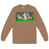 Toasted Coconut Spring Easter Bunny Long Sleeve Tee - RanaPortraitStore
