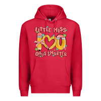 Cardinal little miss 100 days smarter Premium Hoodie - MaliasSmallBusiness