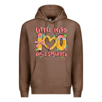 Chestnut little miss 100 days smarter Premium Hoodie - MaliasSmallBusiness