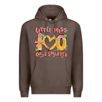 Coffee little miss 100 days smarter Premium Hoodie - MaliasSmallBusiness