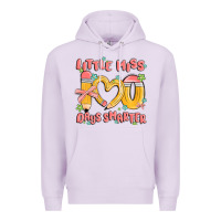 Lilac little miss 100 days smarter Premium Hoodie - MaliasSmallBusiness