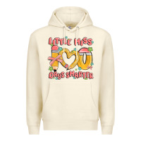 Sandshell little miss 100 days smarter Premium Hoodie - MaliasSmallBusiness