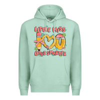 Seafoam little miss 100 days smarter Premium Hoodie - MaliasSmallBusiness