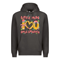 Little Miss 100 Days Smarter Premium Hoodie | Teevron