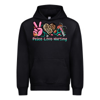 Foreset Green peace love nursing Urban Hoodie - NancyCooperArtShop