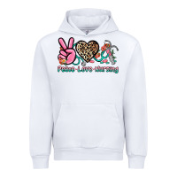 White peace love nursing Urban Hoodie - NancyCooperArtShop