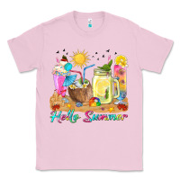 Bubblegum Pink hello summer drinks Classic Tee - texasbilliewilder