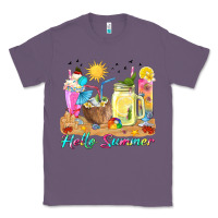 Lavender hello summer drinks Classic Tee - texasbilliewilder