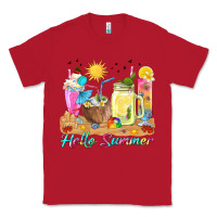 Red hello summer drinks Classic Tee - texasbilliewilder