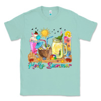 Seafoam hello summer drinks Classic Tee - texasbilliewilder