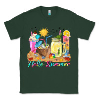 Sports Green hello summer drinks Classic Tee - texasbilliewilder