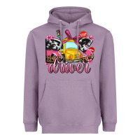 Lavender bus driver Heavyweight Hoodie - AdoDesignShop