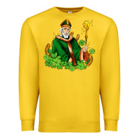 Lemon st patricks and horseshoes with shamrocks Premium Sweatshirt - AdoDesignShop