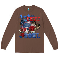 Chestnut american heart southern soul Long Sleeve Tee - Zillion Design Studio