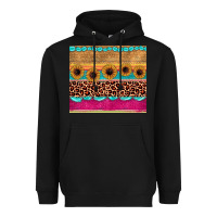 Black leopard sunflower gemstone Heavyweight Hoodie - JahusDesignShop