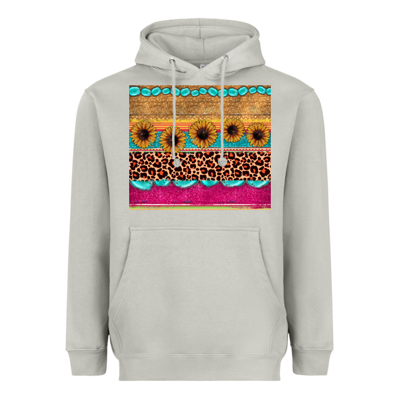 Leopard Sunflower Gemstone Heavyweight Hoodie by JahusDesignShop | Teevron