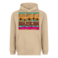 Mushroom leopard sunflower gemstone Heavyweight Hoodie - JahusDesignShop