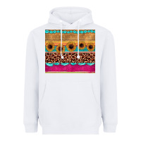 White leopard sunflower gemstone Heavyweight Hoodie - JahusDesignShop