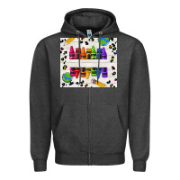 Charcoal Heather Personalized Crayons Zipper Hoodie - texasbilliewilder