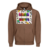 Chestnut Personalized Crayons Zipper Hoodie - texasbilliewilder