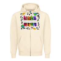 Sandshell Personalized Crayons Zipper Hoodie - texasbilliewilder