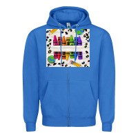 True Royal Personalized Crayons Zipper Hoodie - texasbilliewilder