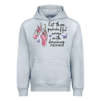Heather Grey let them praise his name with dancing Urban Hoodie - MaliasSmallBusiness