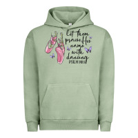 Pigment Oil Green let them praise his name with dancing Urban Hoodie - MaliasSmallBusiness