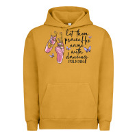 Pigment Peanut Butter let them praise his name with dancing Urban Hoodie - MaliasSmallBusiness