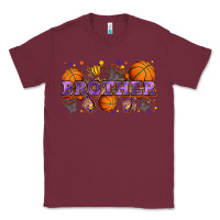 Burgundy brother basketball Classic Tee - Zillion Design Studio