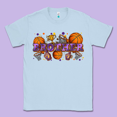 Brother Basketball Classic Tee Designed By Zillion Design Studio