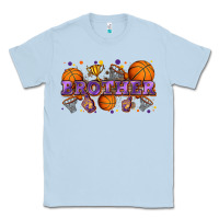 Dusty Blue brother basketball Classic Tee - Zillion Design Studio