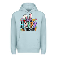 Blue Mist one hoppy teacher Premium Hoodie - MaliasSmallBusiness