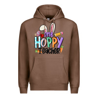 Chestnut one hoppy teacher Premium Hoodie - MaliasSmallBusiness