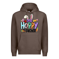 Coffee one hoppy teacher Premium Hoodie - MaliasSmallBusiness