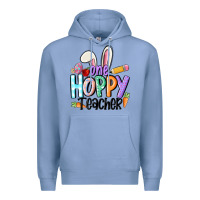 Colony Blue one hoppy teacher Premium Hoodie - MaliasSmallBusiness