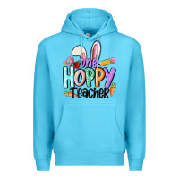 Ocean Blue one hoppy teacher Premium Hoodie - MaliasSmallBusiness