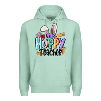 Seafoam one hoppy teacher Premium Hoodie - MaliasSmallBusiness