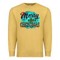 Antique Gold merry christmas wood slice ornament Premium Sweatshirt - JahusDesignShop