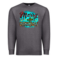 Charcoal Heather merry christmas wood slice ornament Premium Sweatshirt - JahusDesignShop