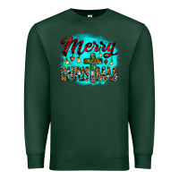 Sports Green merry christmas wood slice ornament Premium Sweatshirt - JahusDesignShop