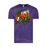 Cloud Purple mini claus christmas Vintage Tee - BarkalooDesign