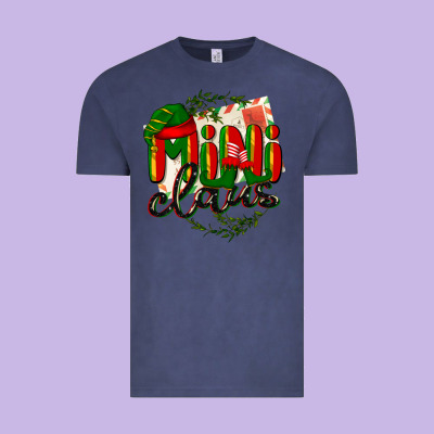 Mini Claus Christmas Vintage Tee Designed By Barkaloodesign