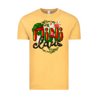 Vintage Mustard mini claus christmas Vintage Tee - BarkalooDesign