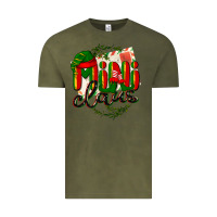 Vintage Olive mini claus christmas Vintage Tee - BarkalooDesign