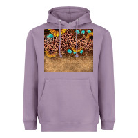 Lavender leopard glitter sunflower gemstone Heavyweight Hoodie - JahusDesignShop