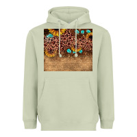Matcha leopard glitter sunflower gemstone Heavyweight Hoodie - JahusDesignShop